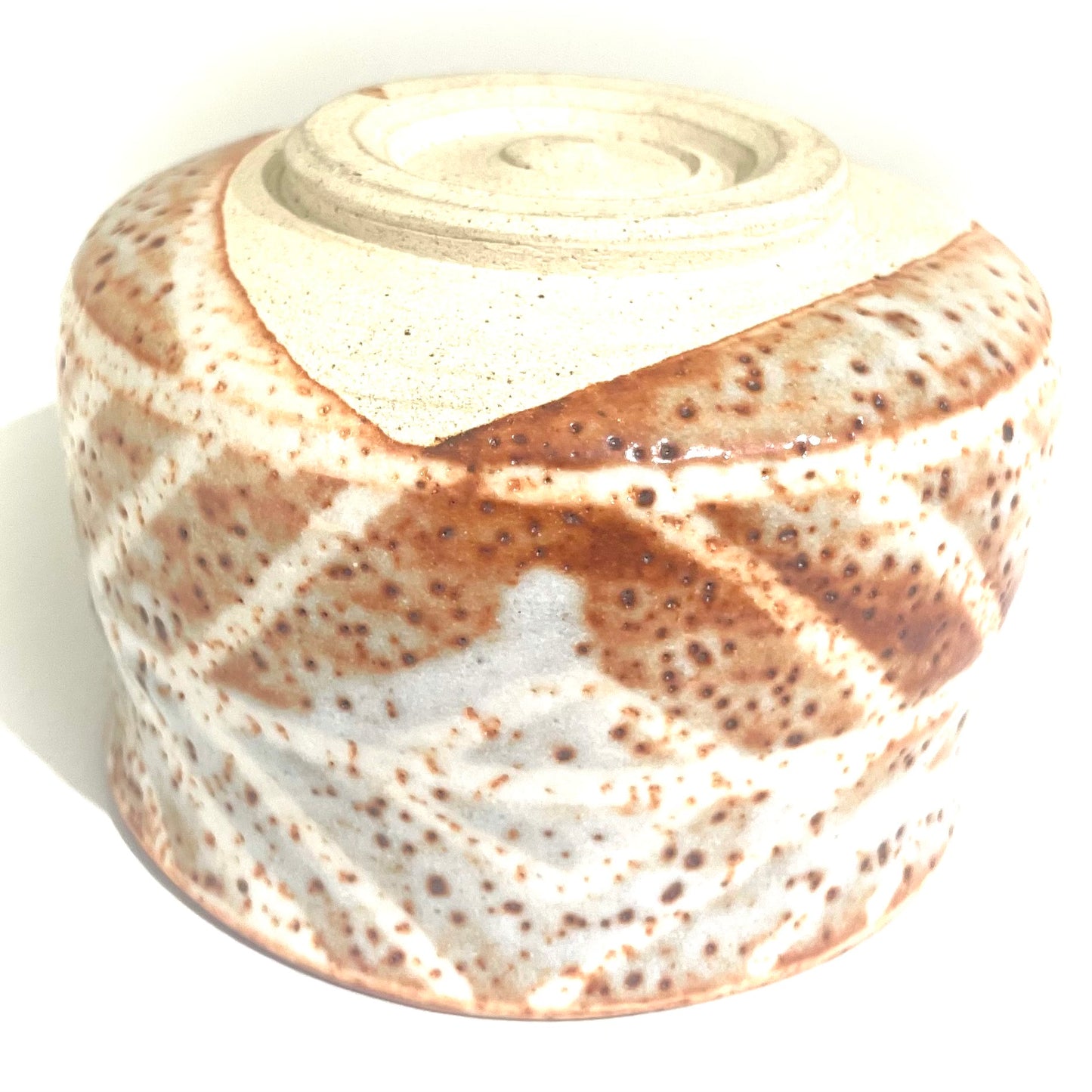 Handmade Matcha Chawan Shino glaze