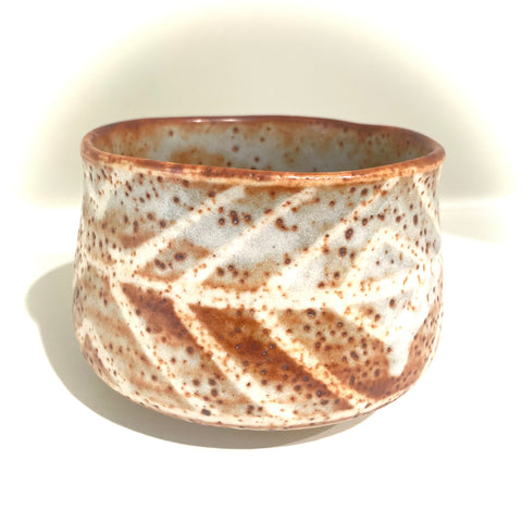 Handmade Matcha Chawan Shino glaze