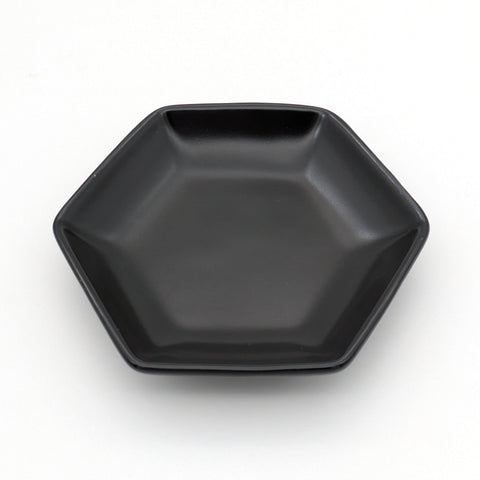 Untersetzer Hexagon Schwarz