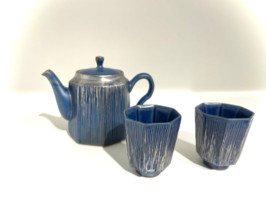 Lin’s Ceramic Studio Teeset blau Sonderedition