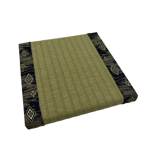 Tatami Mittel Karo schwarz/blau