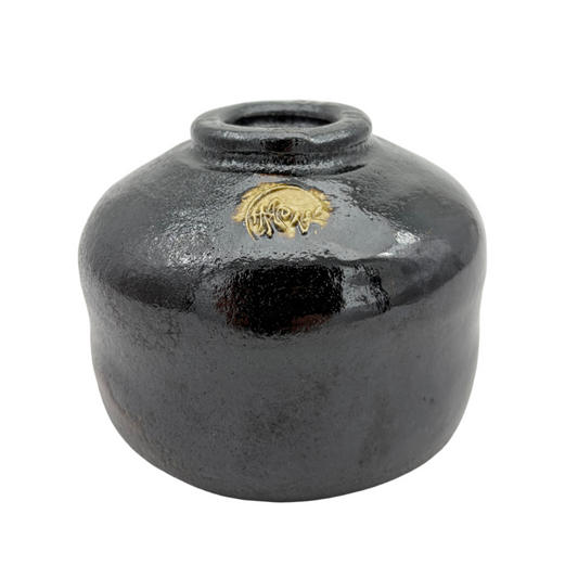 Vintage Chawan Raku Classic Black