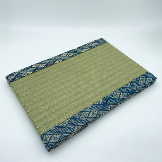 Tatami Groß Karo blau